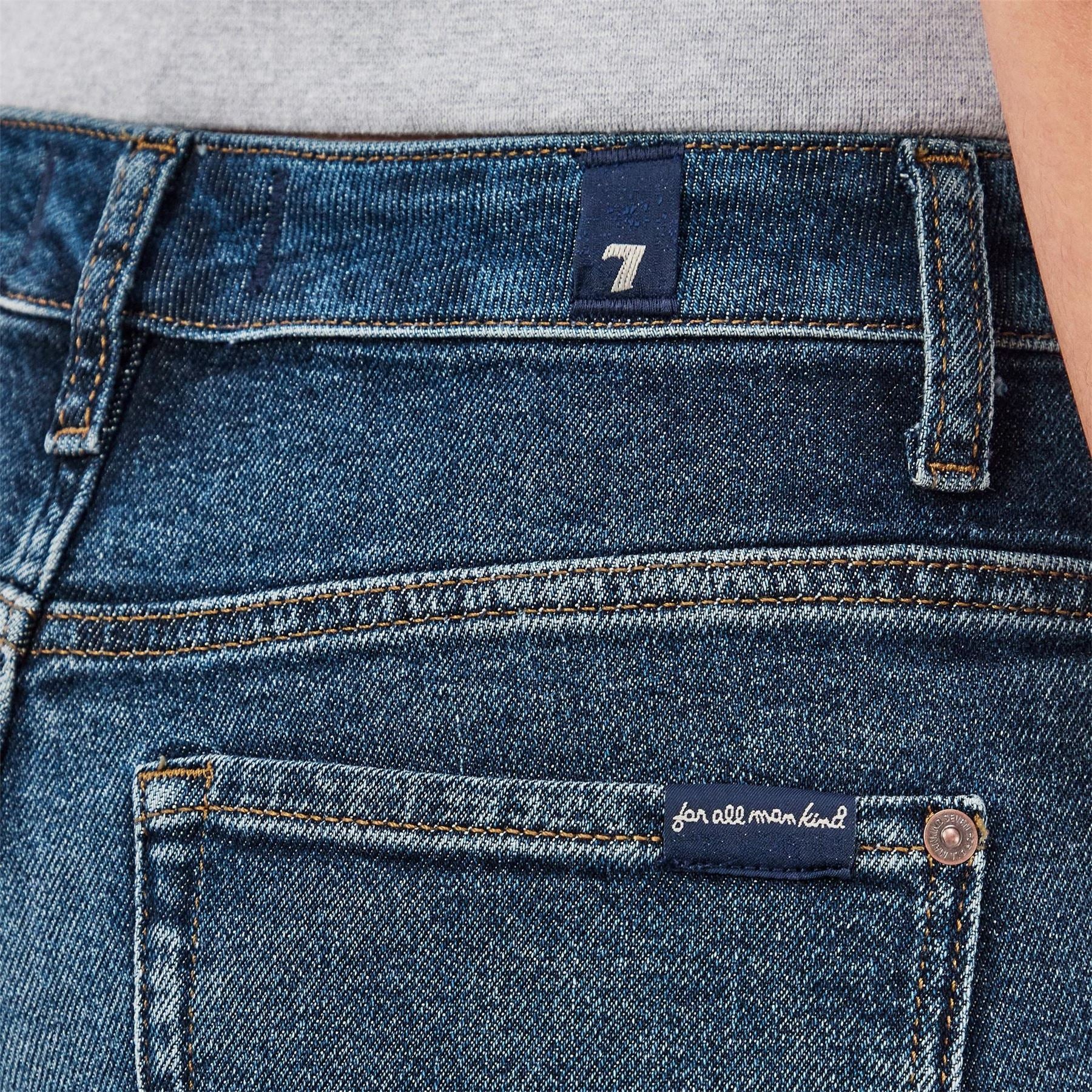 7 For All Mankind Calie Five Pocket Straight Leg Jeans - Image 5