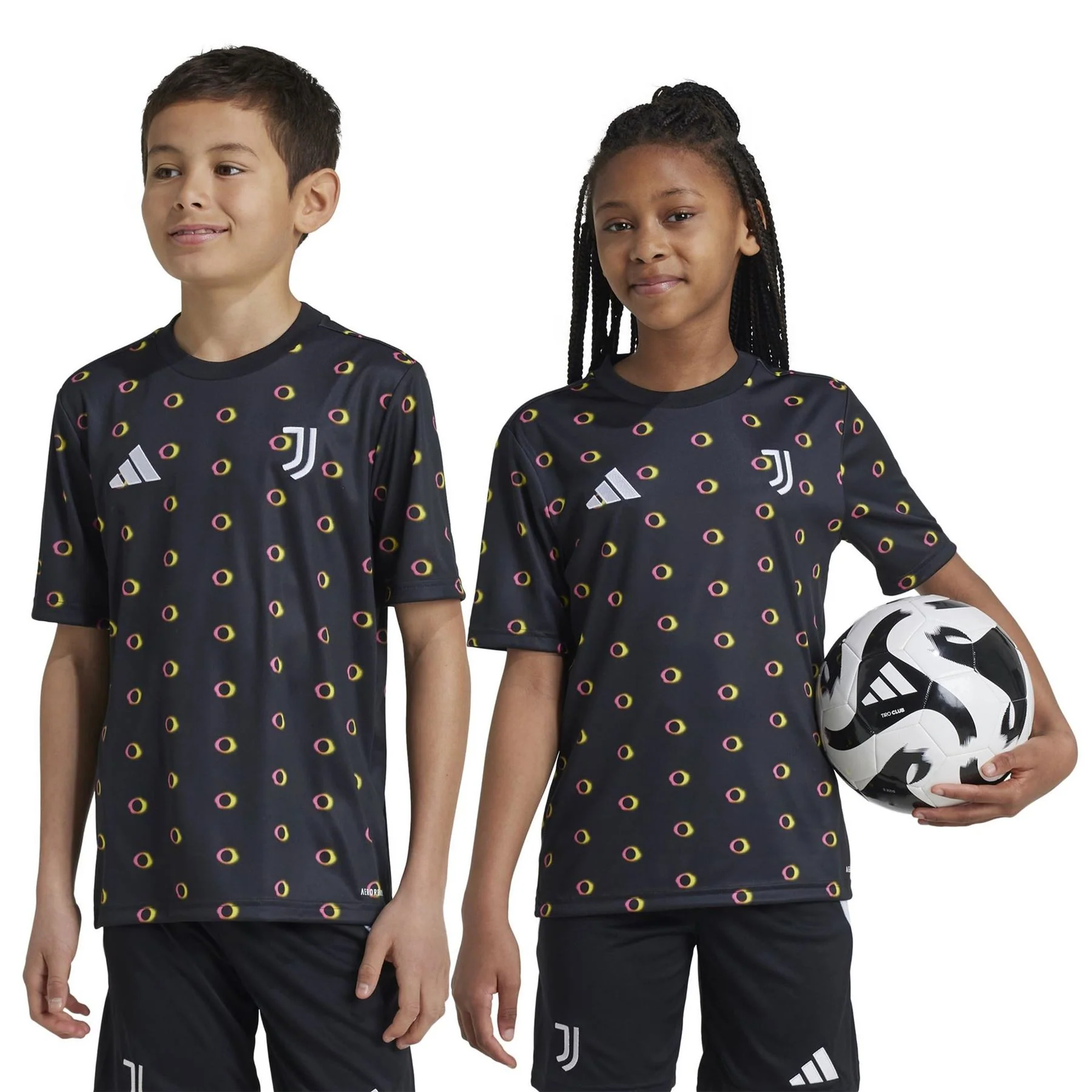 adidas Juventus Pre Match Shirt 2024 2025 Juniors - Image 3