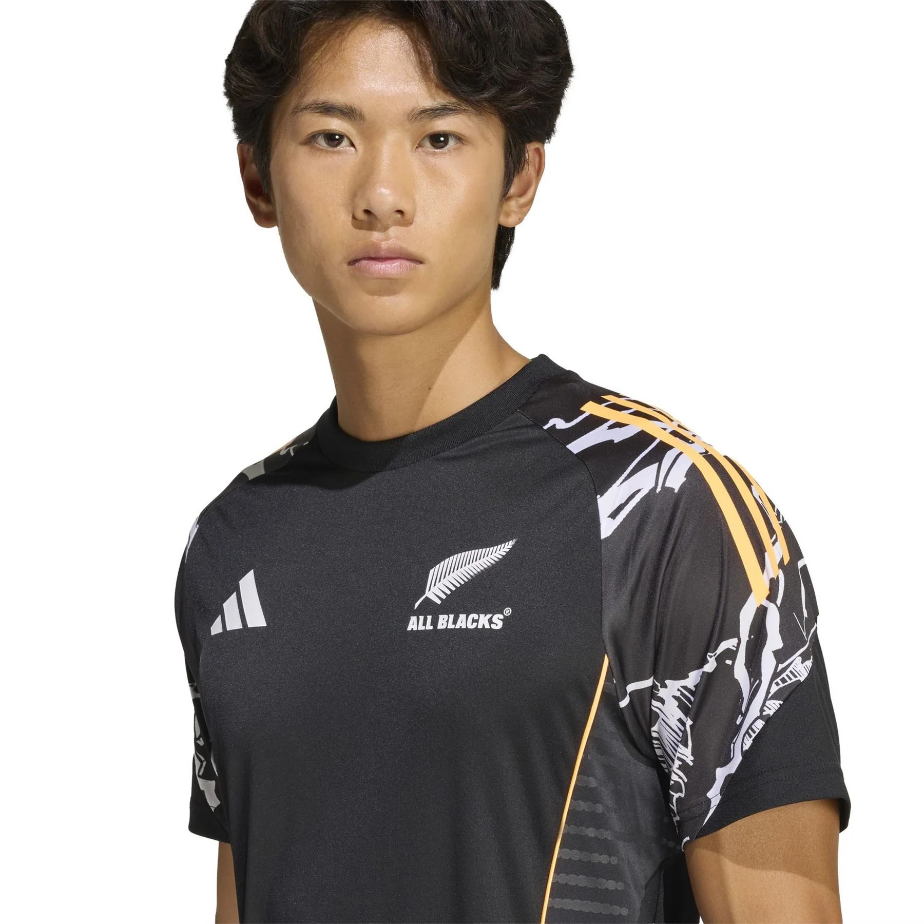 adidas Mens All Blacks X Marvel Performance T-Shirt - Image 5