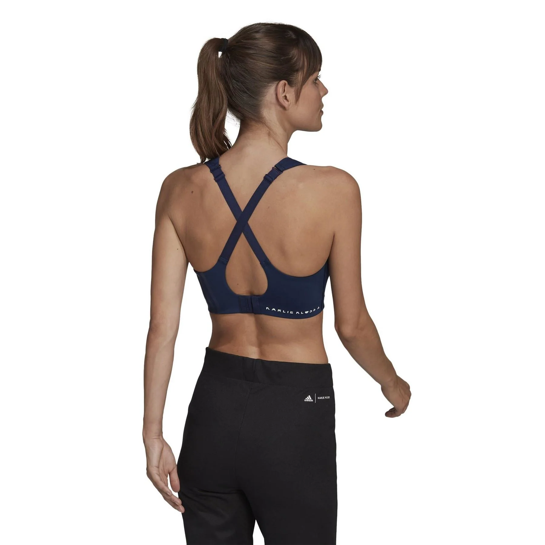 adidas Womens X Karlie Kloss Medium Impact Sports Bra - Image 4