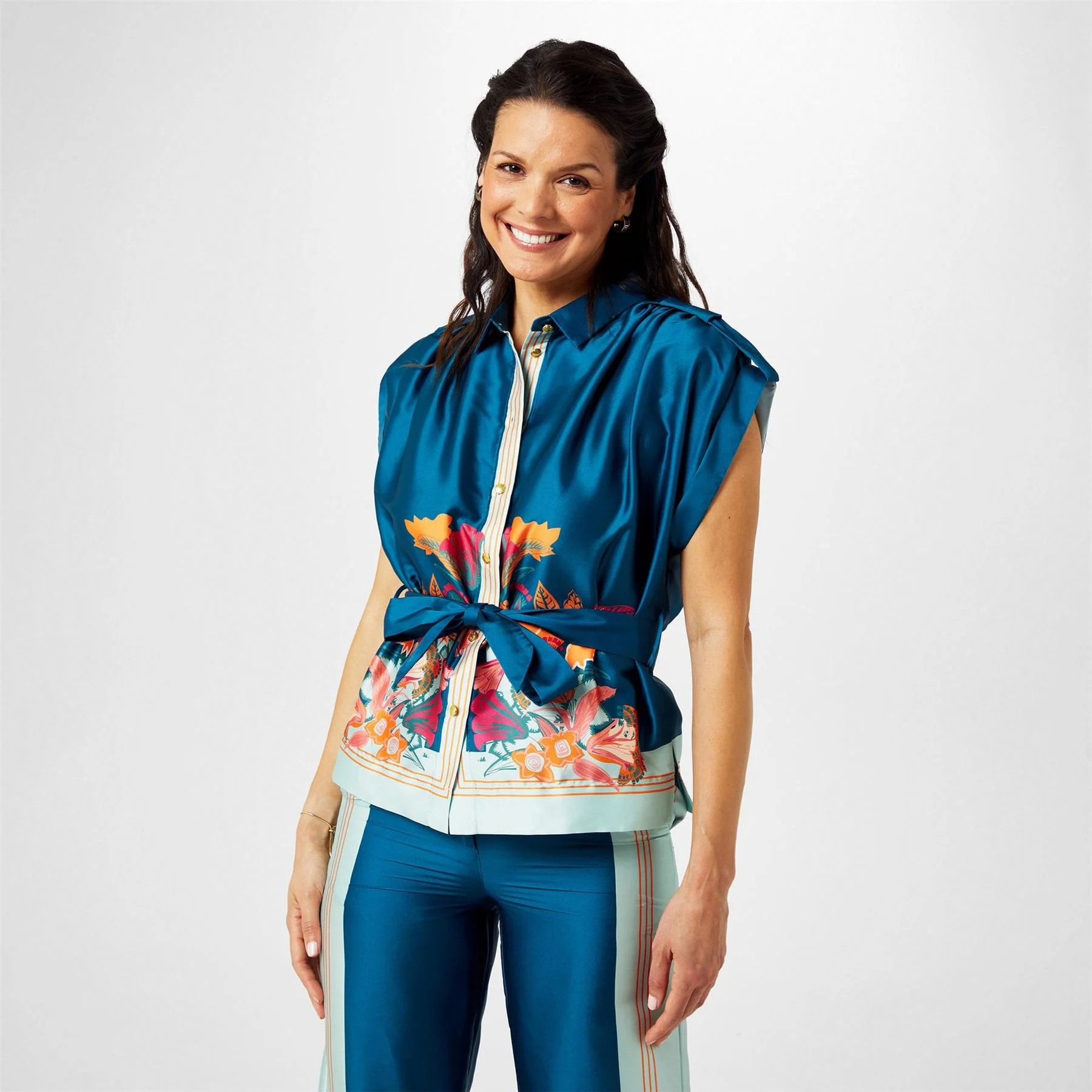 Biba Border Print Top - Image 3