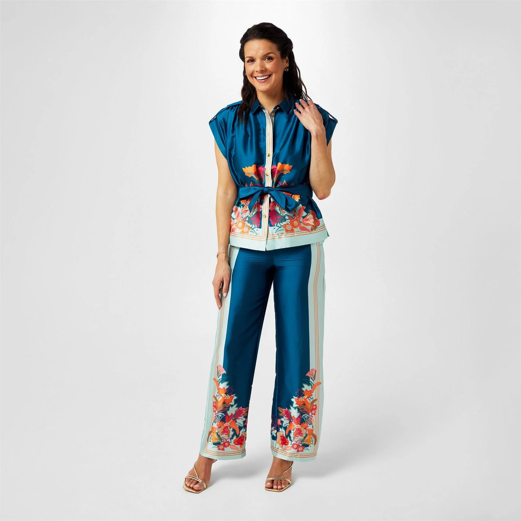 Biba Border Print Top - Image 4