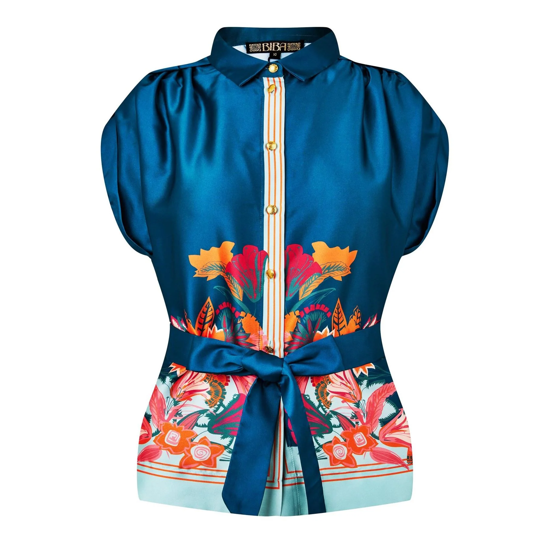 Biba Border Print Top - Image 5