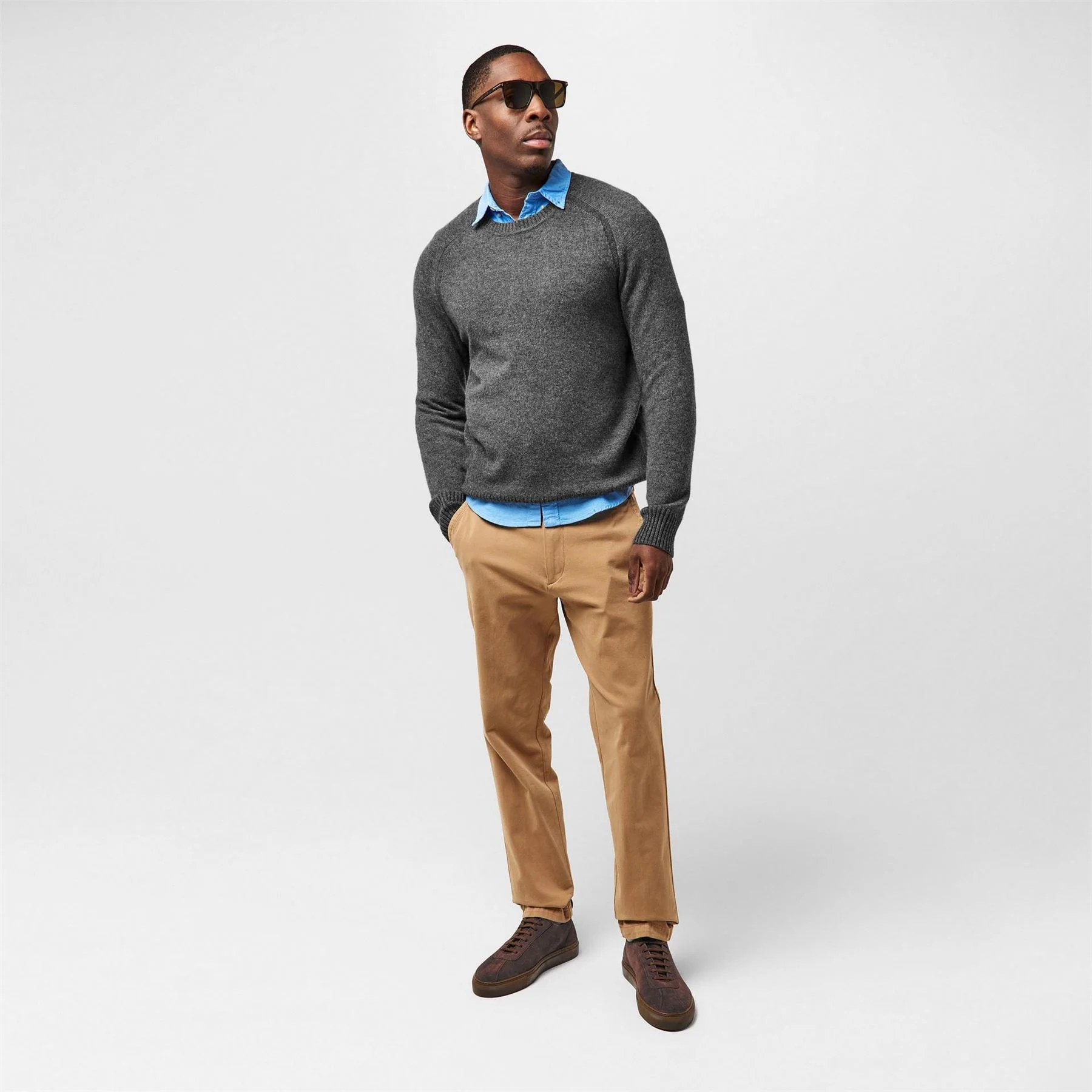 Boss Crew Neck Raglan Long Sleeve Sweater - Image 14