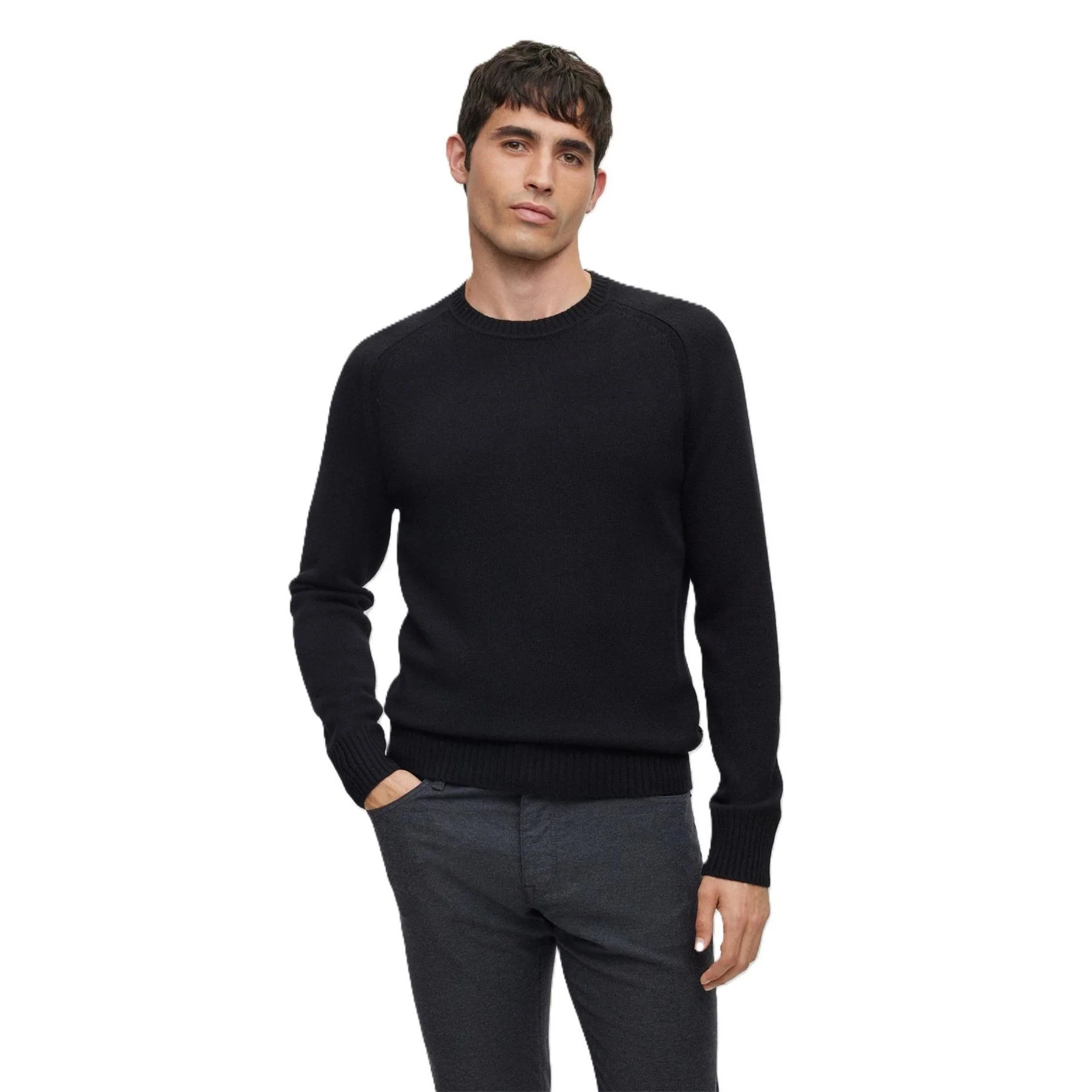Boss Crew Neck Raglan Long Sleeve Sweater - Image 5