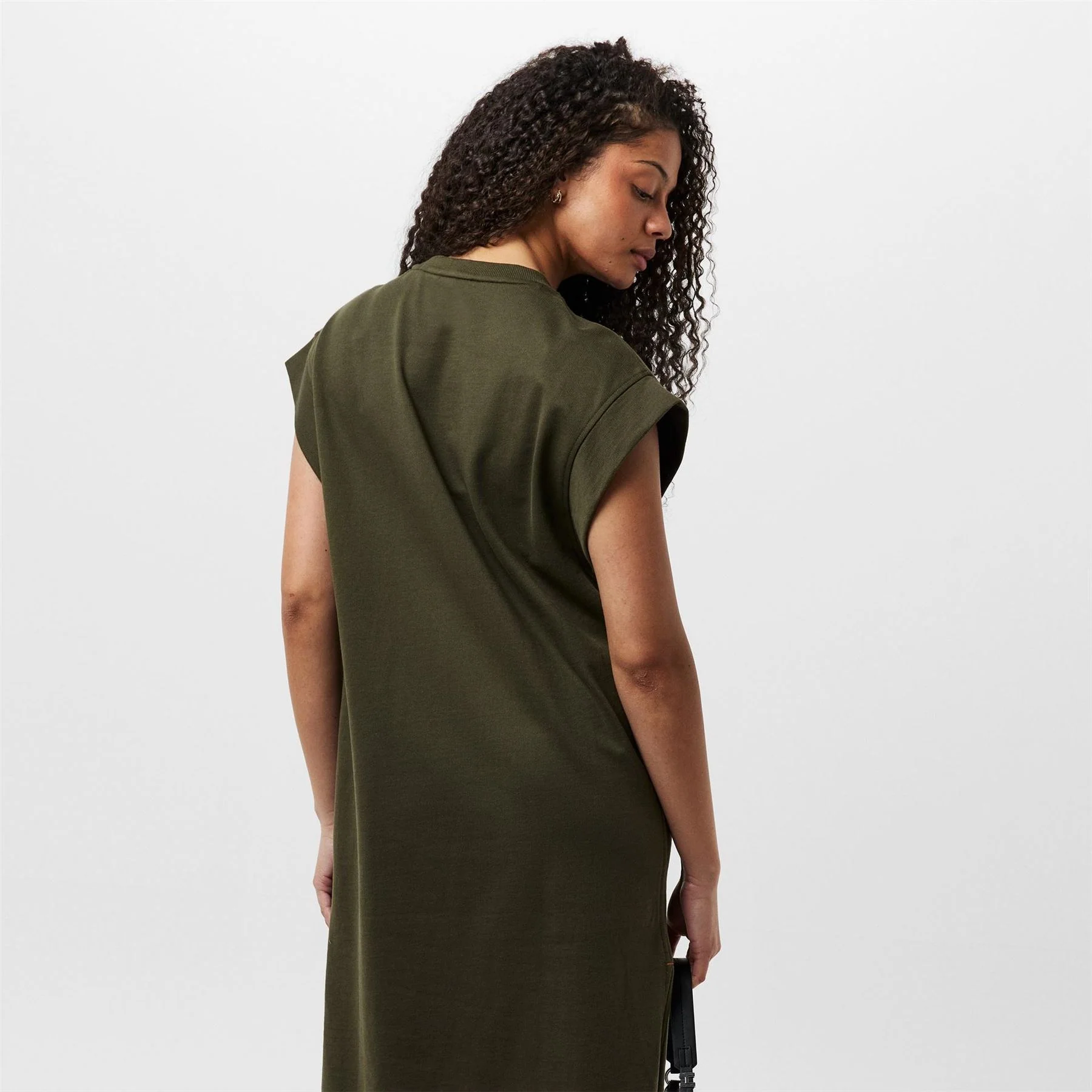 Boss Edress 2 Crystal Embellished Logo Dress - Image 4