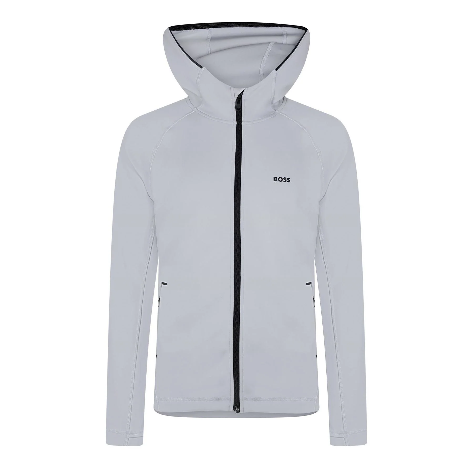 Boss Sicon Active Hooded Raglan Long Sleeve Athletic Top - Image 7