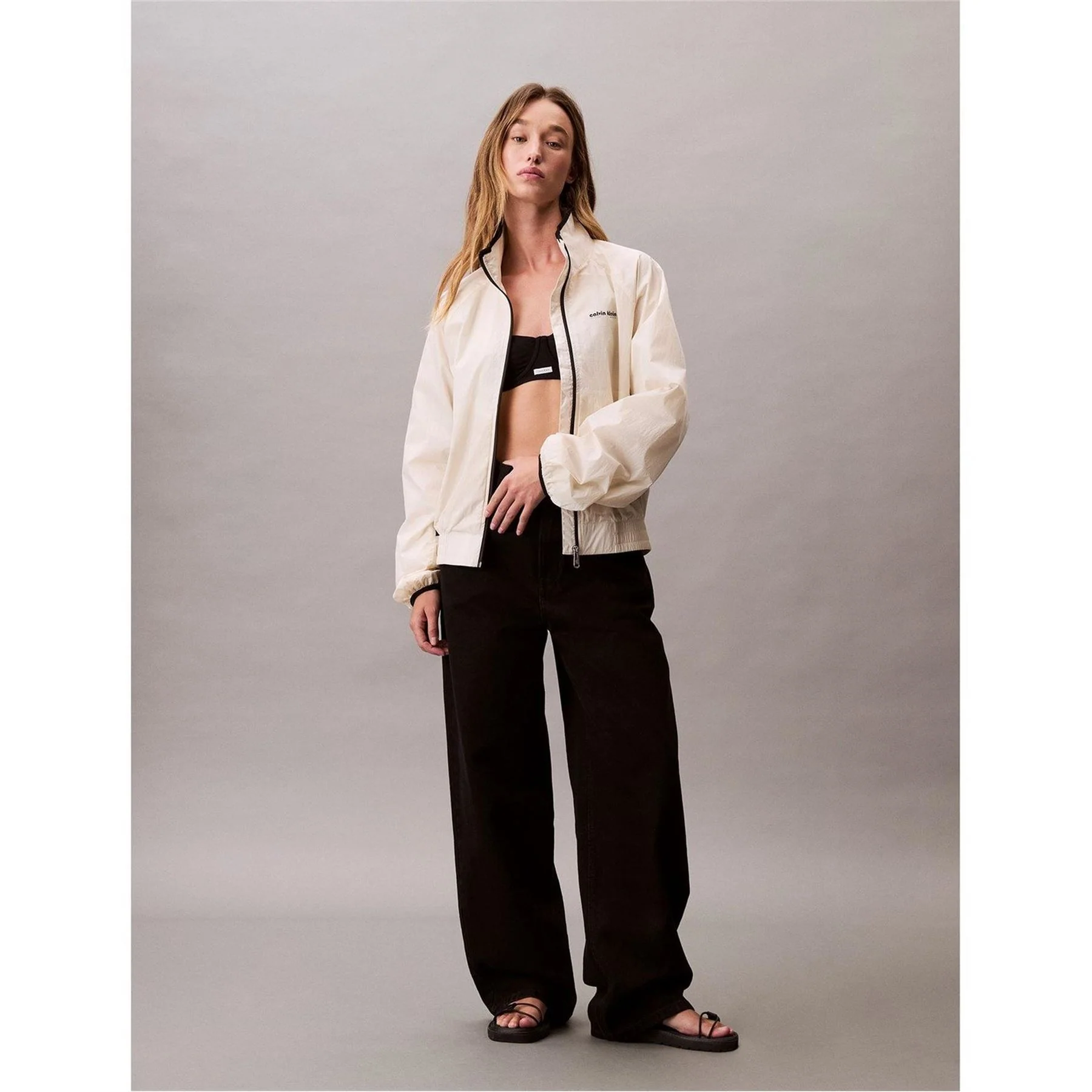 Calvin Klein Jeans Womens Retro Track Jacket - Image 4