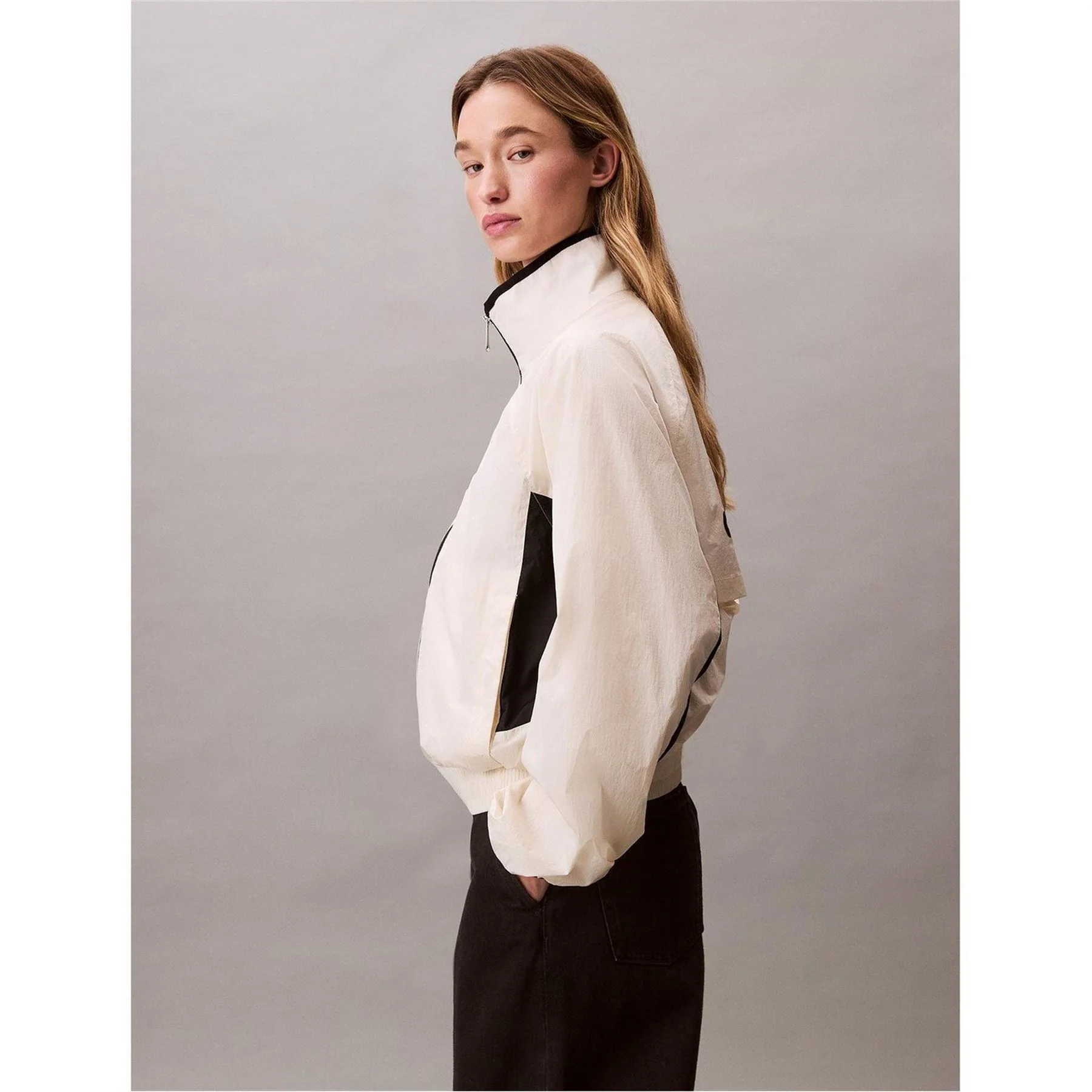 Calvin Klein Jeans Womens Retro Track Jacket - Image 5