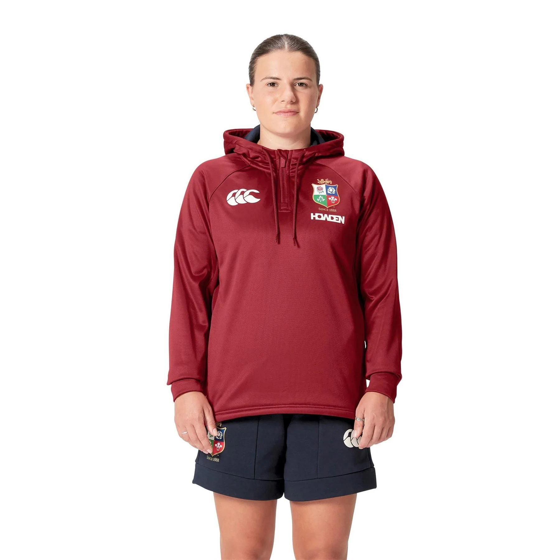 Canterbury Womens British And Irish Lions 2024 Quarter Zip Hoodie - Image 3