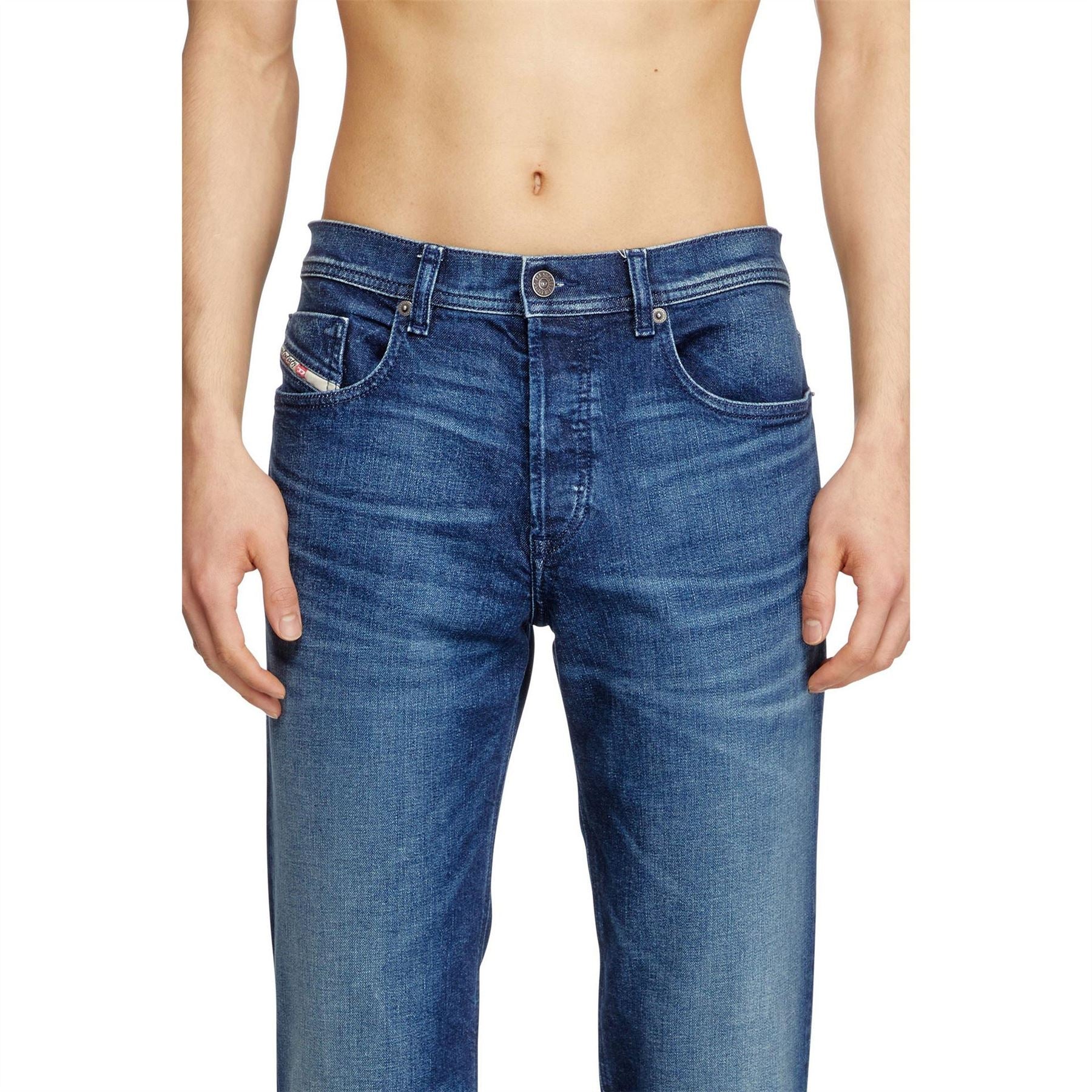 Diesel Five Pocket Tapered Fit Jeans - Image 10