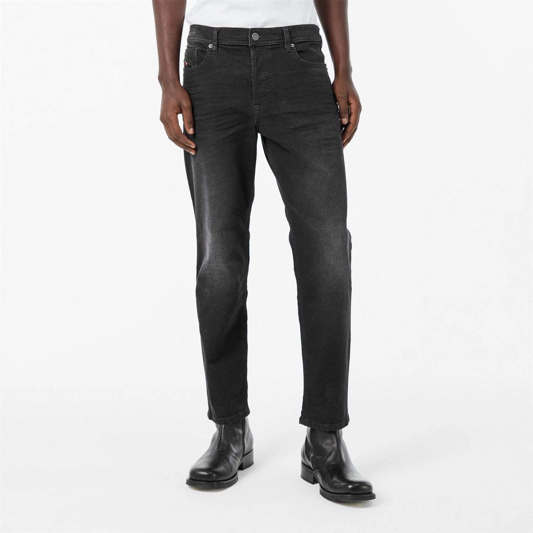 Diesel Five Pocket Tapered Fit Jeans - Image 14