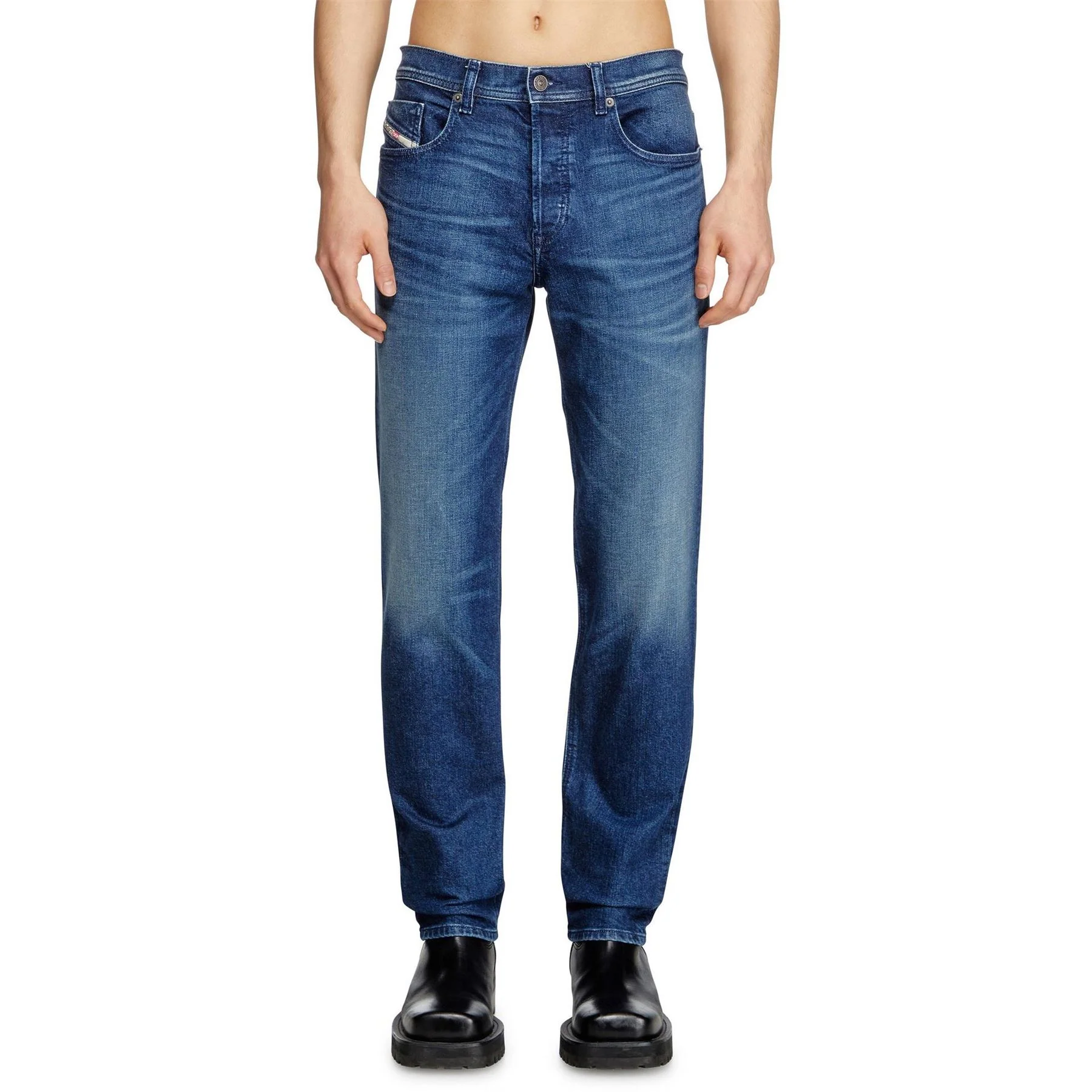 Diesel Five Pocket Tapered Fit Jeans - Image 7