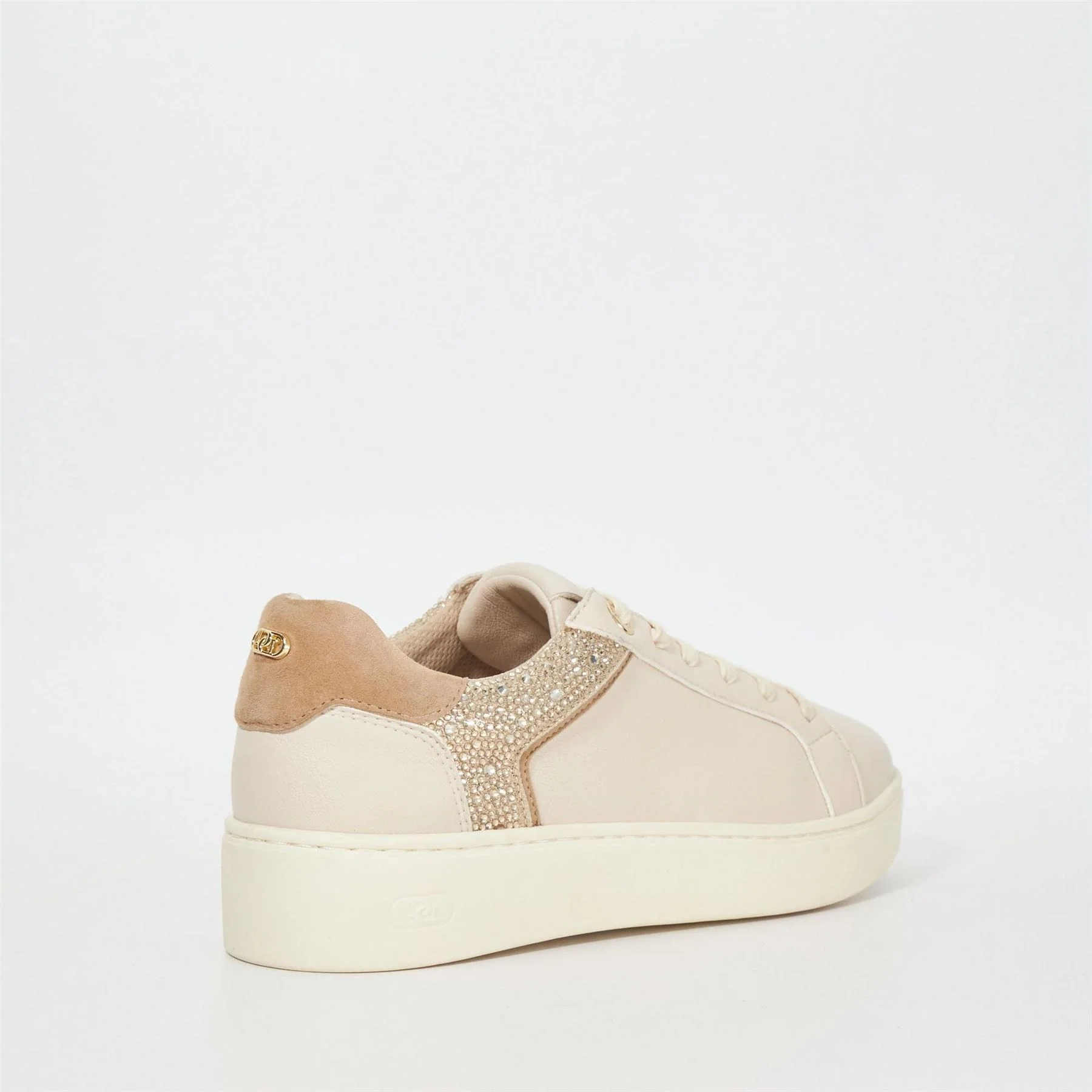 Dune London Elli Lace Up Low Top Sneakers - Image 3
