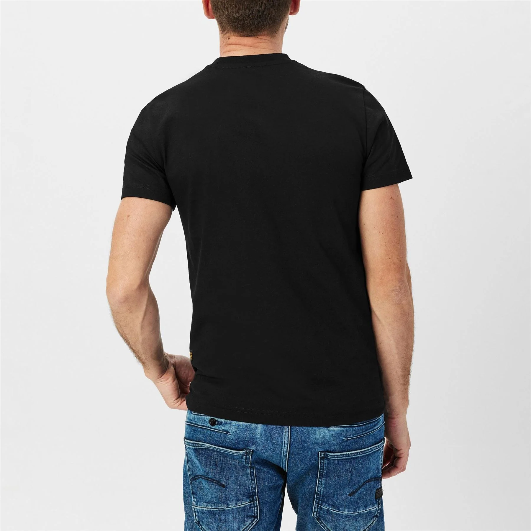 G Star Regular Fit Lettering Crew Neck T-Shirt - Image 10