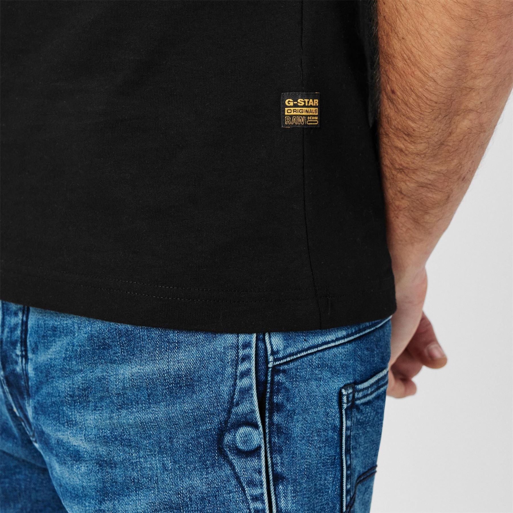 G Star Regular Fit Lettering Crew Neck T-Shirt - Image 11