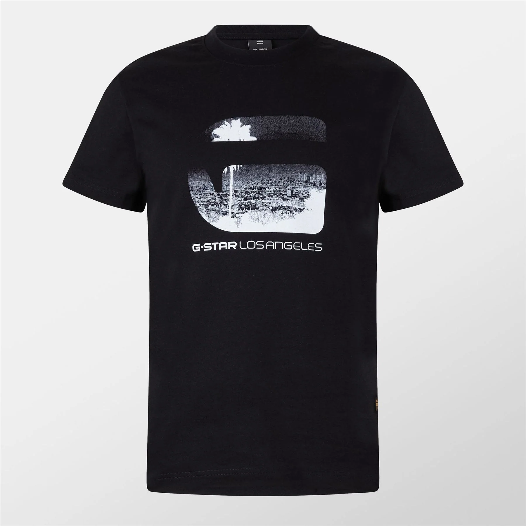 G Star Regular Fit Lettering Crew Neck T-Shirt - Image 7