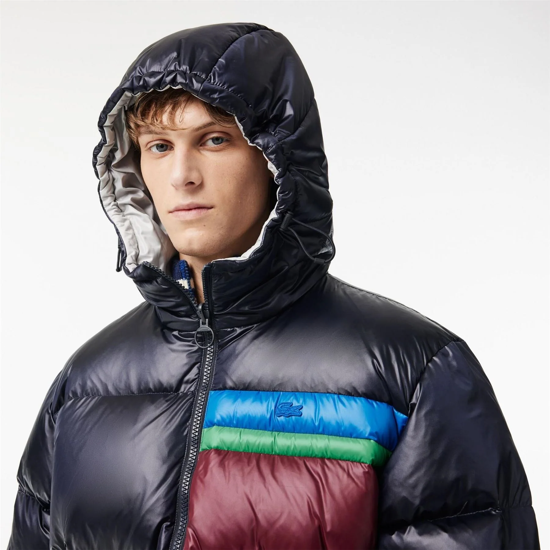 Lacoste Bh1639 Hooded Rain Jacket - Image 4
