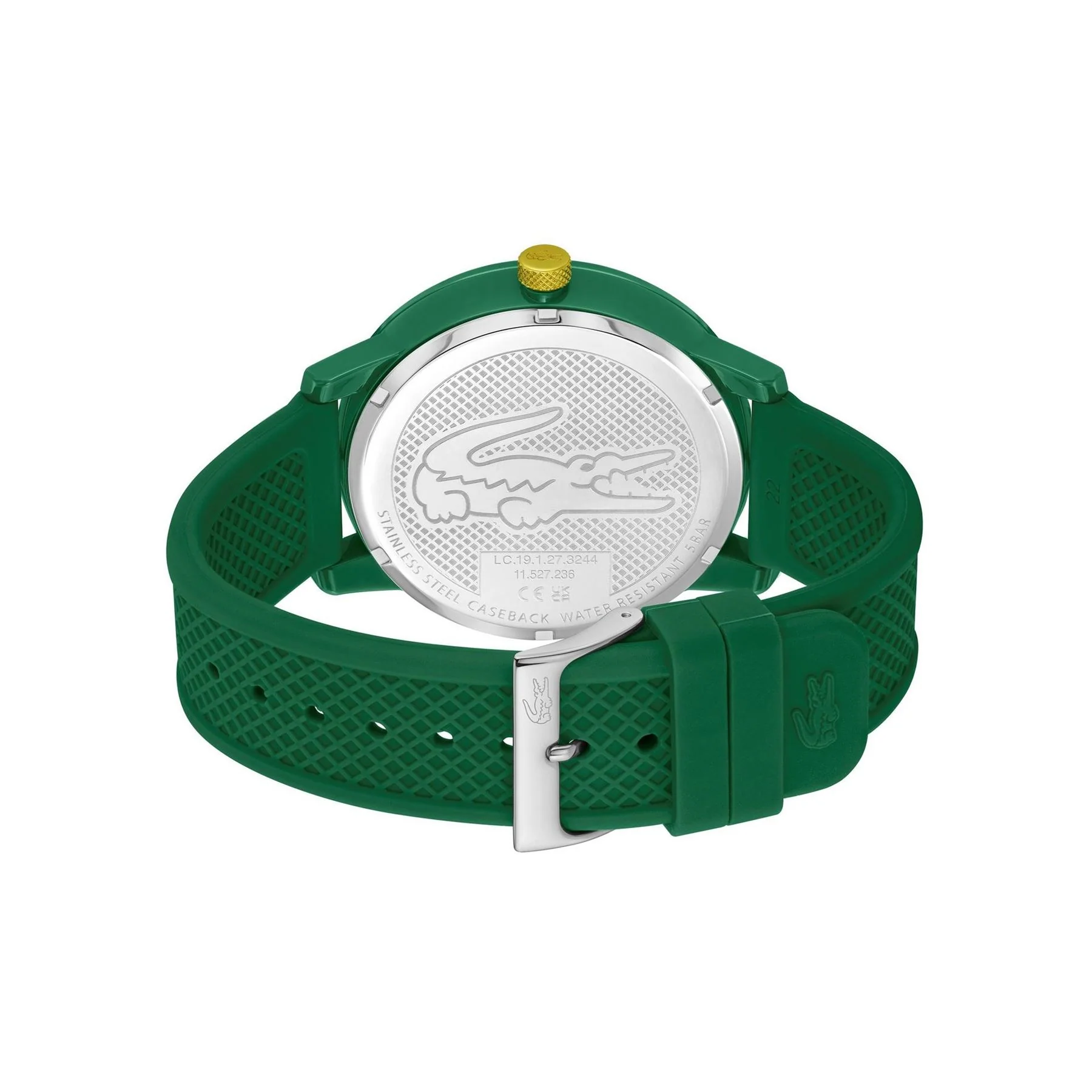 Lacoste Gents 12.12 Hero Silicone Strap Watch - Image 3