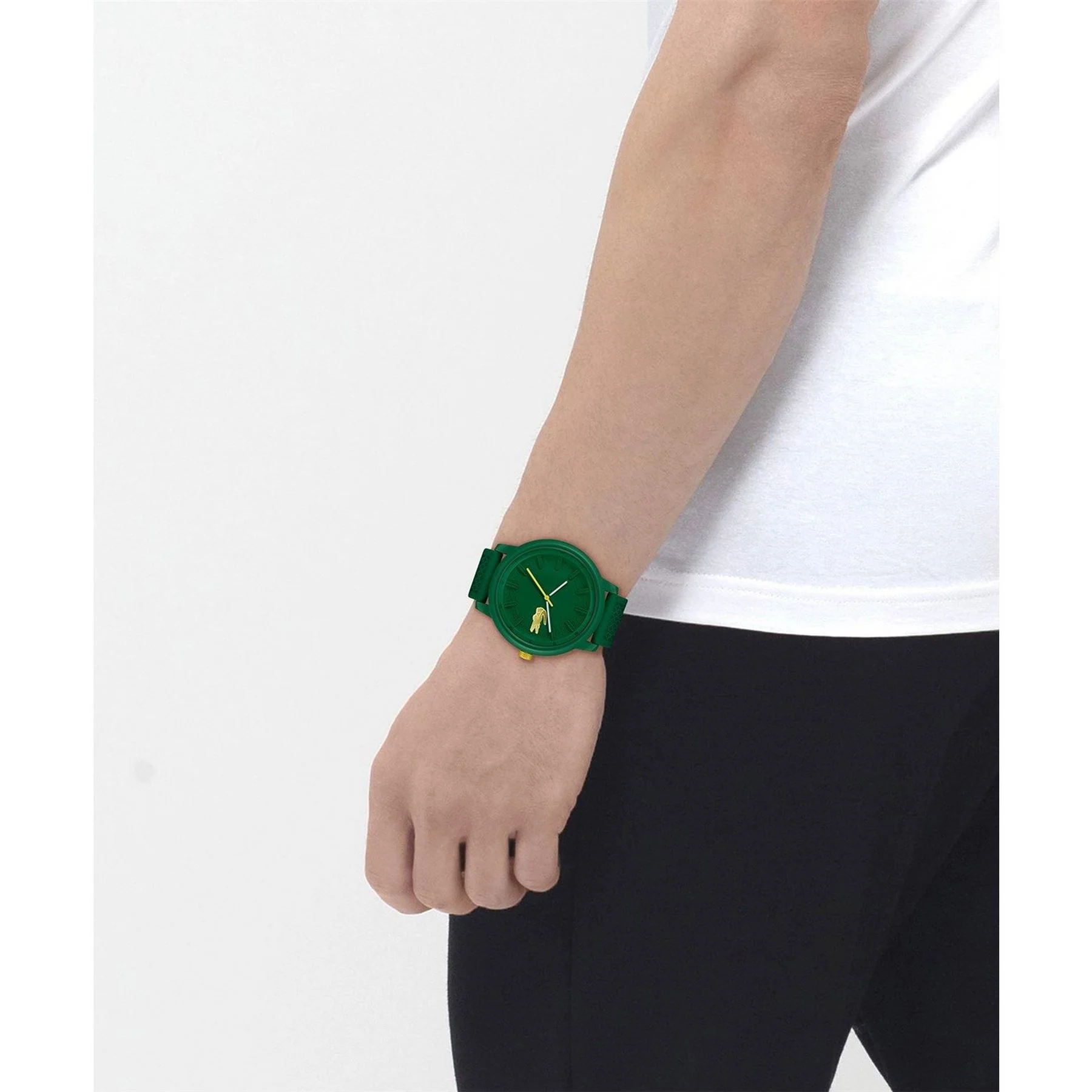 Lacoste Gents 12.12 Hero Silicone Strap Watch - Image 4