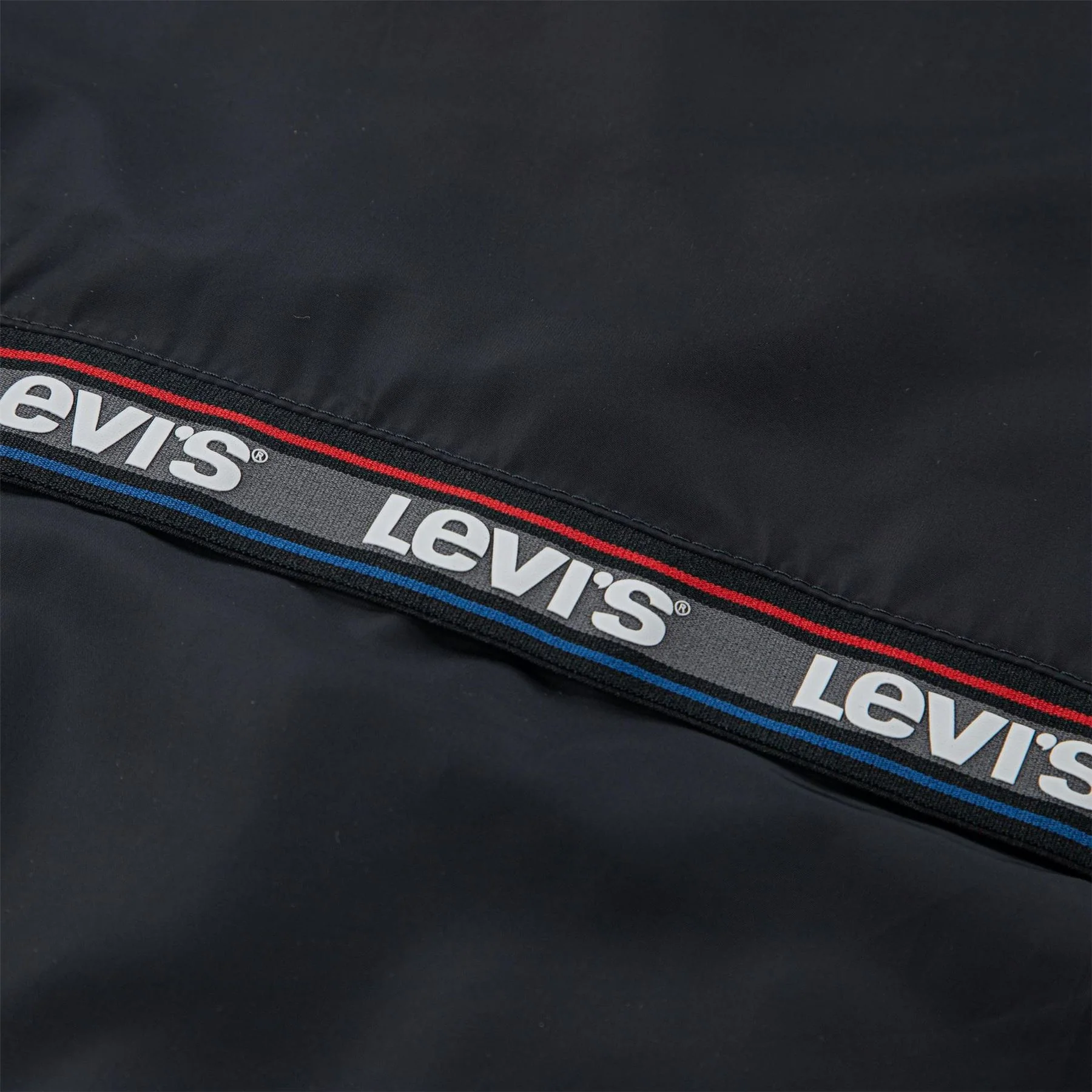 Levis Hooded Neck Windbreaker Ribbed Cuff Zipped Pocket Jacket - Image 6