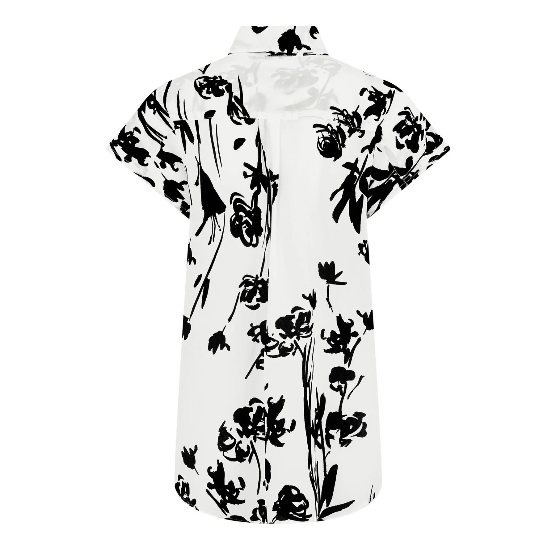 Marella Floral Print Short Sleeve Patterned Shirt - Image 6