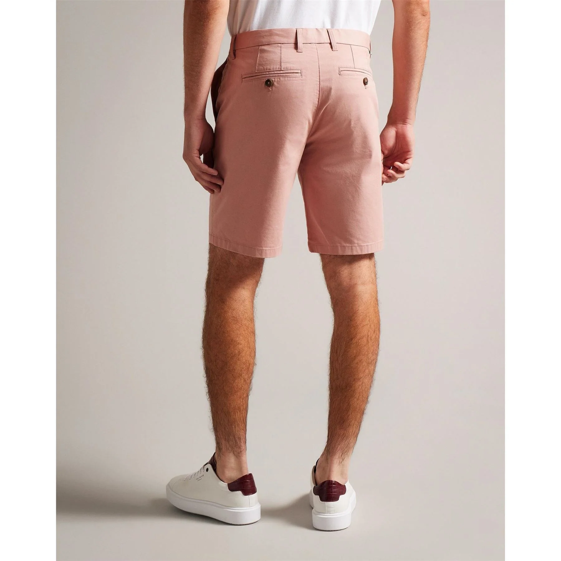 Ted Baker Solid Patterned Chino Shorts - Image 4