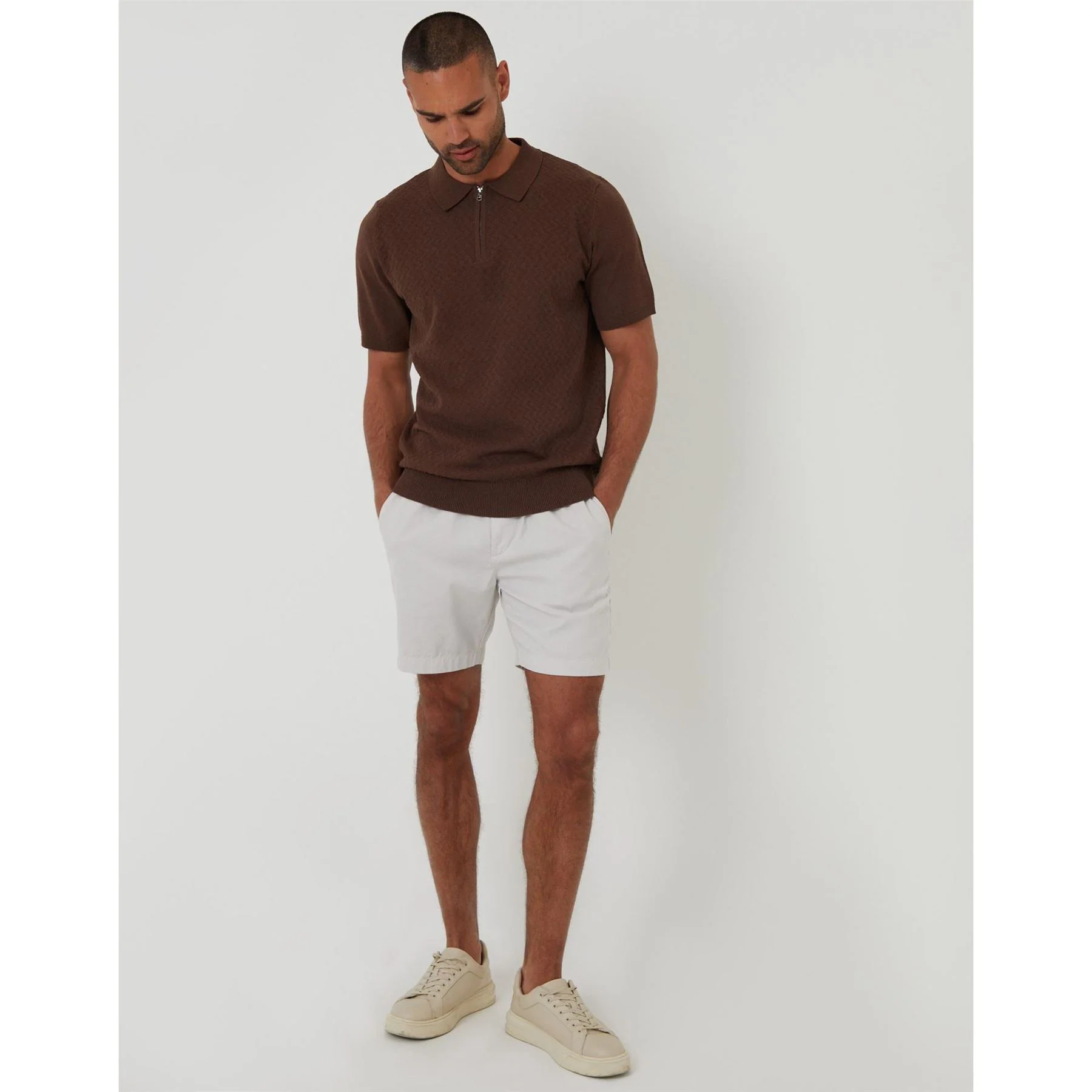 Threadbare Whittley Polo Shirt Collared Neck Short Sleeve - Image 4