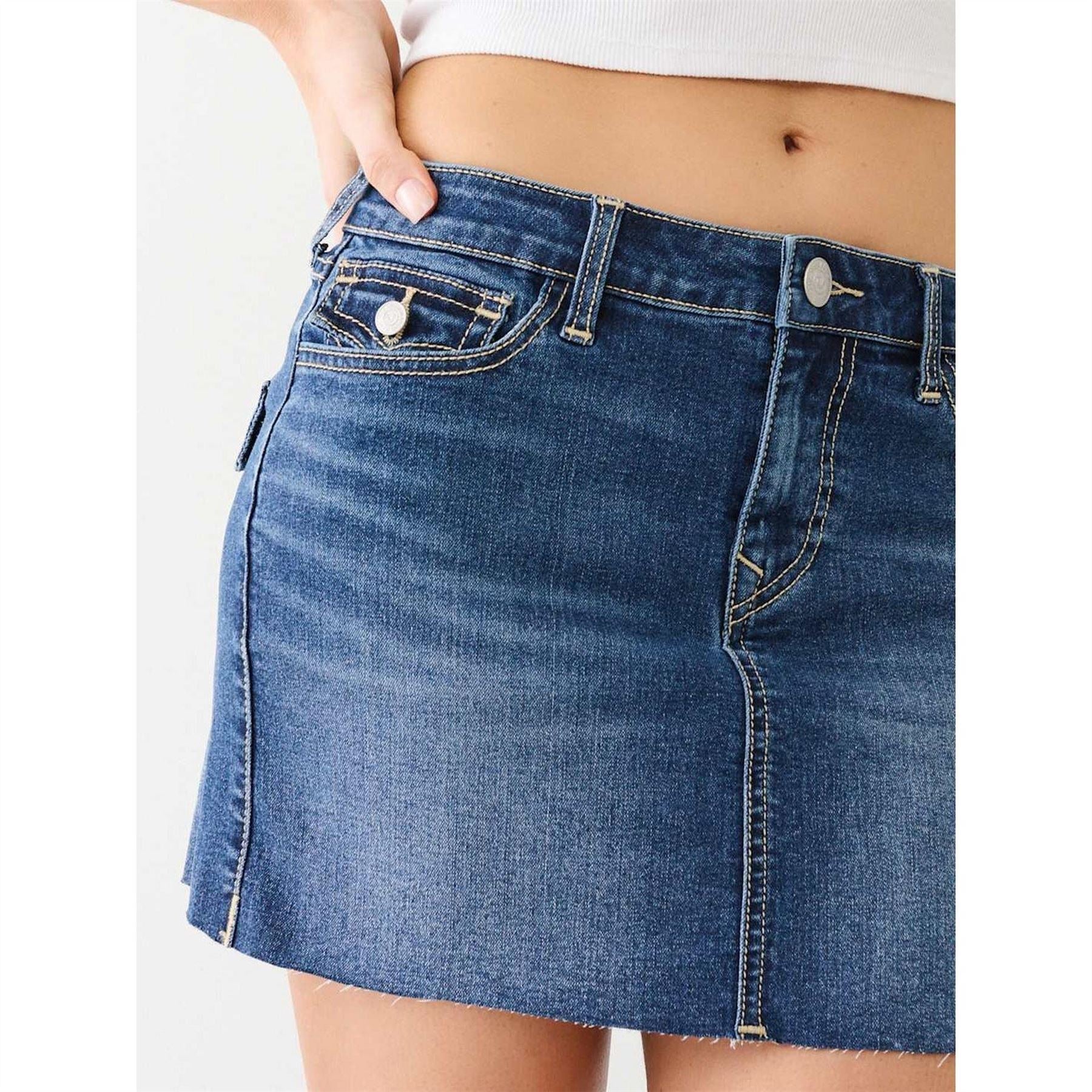 True Religion Sadie Mini 5 Pocket Skirt - Image 3